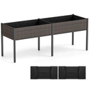Raised Garden Bed with Legs and Removable Liner - 73 Inch