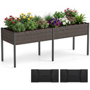 Raised Garden Bed with Legs and Removable Liner - 73 Inch