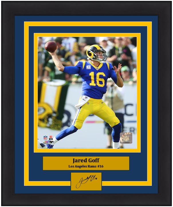 Jared Goff in Action Los Angeles Rams 8