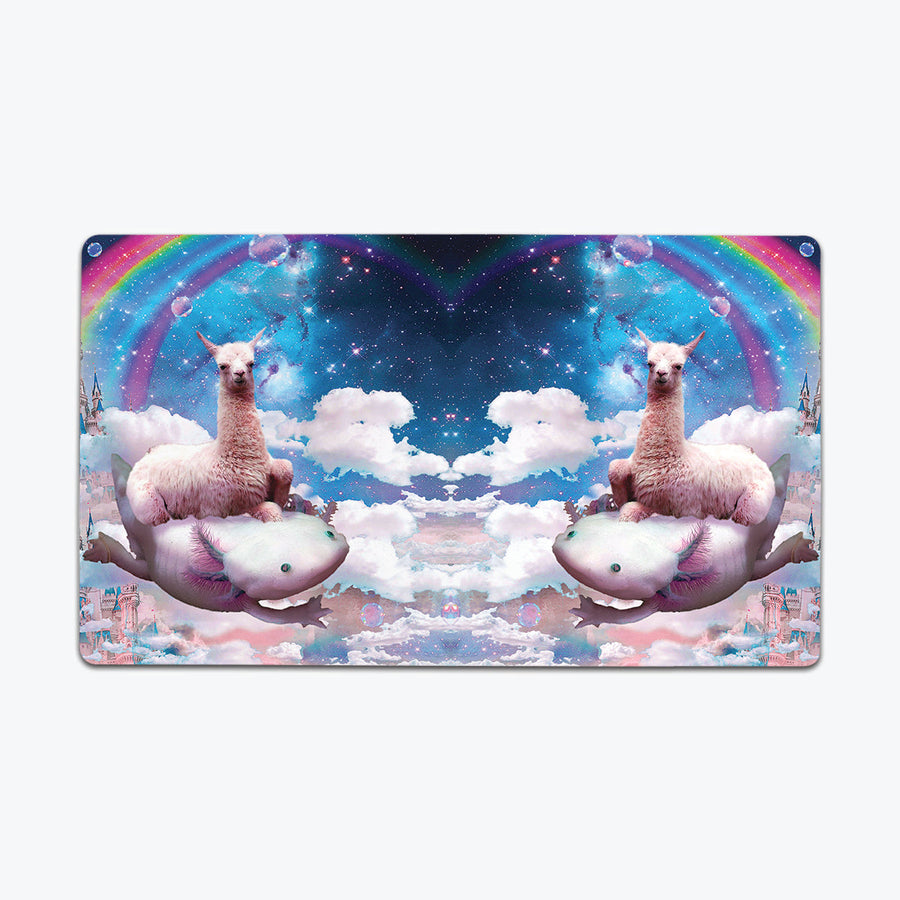Llama Axolotl Adventure Playmat