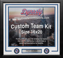 New York Rangers Custom NHL Hockey 16x20 Picture Frame Kit (Multiple Colors)