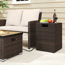 Rattan Propane Tank Cover Patio Hideaway Tank Side Table