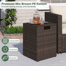 Rattan Propane Tank Cover Patio Hideaway Tank Side Table