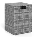 Rattan Propane Tank Cover Patio Hideaway Tank Side Table
