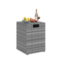 Rattan Propane Tank Cover Patio Hideaway Tank Side Table