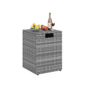 Rattan Propane Tank Cover Patio Hideaway Tank Side Table