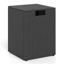 Rattan Propane Tank Cover Patio Hideaway Tank Side Table