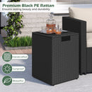Rattan Propane Tank Cover Patio Hideaway Tank Side Table