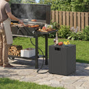 Rattan Propane Tank Cover Patio Hideaway Tank Side Table