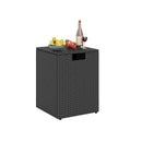 Rattan Propane Tank Cover Patio Hideaway Tank Side Table