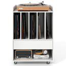 Record Player Stand Turntable Stand with Drawer and Record Holder