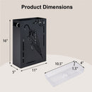 Rectangular Umbrella Stand with Removable Drip Tray