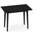 Rectangular Wooden Dining Table for 2-4 34 Inch Farmhouse Solid Wood Kitchen Table