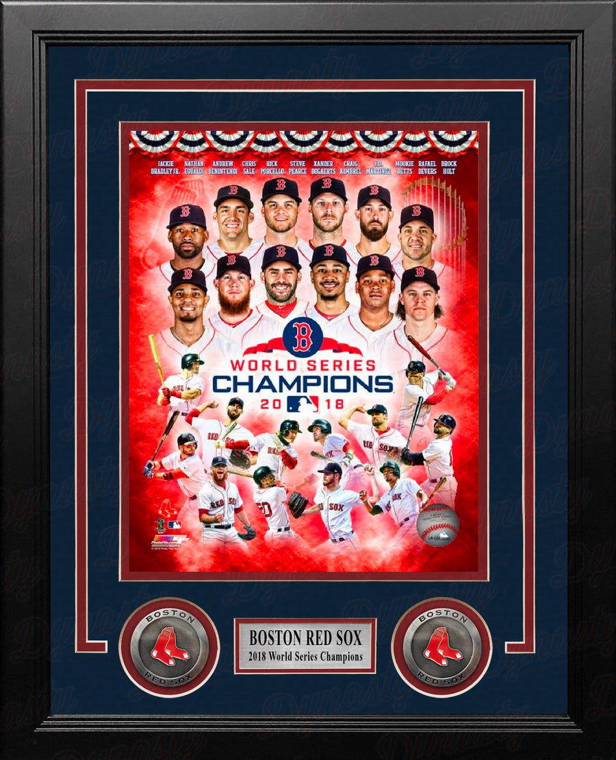 Boston Red Sox 2018 World Series Champions Team Collage 8