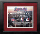 NHL Hockey Photo Picture Frame Kit - New Jersey Devils (Red Matting, White Trim)