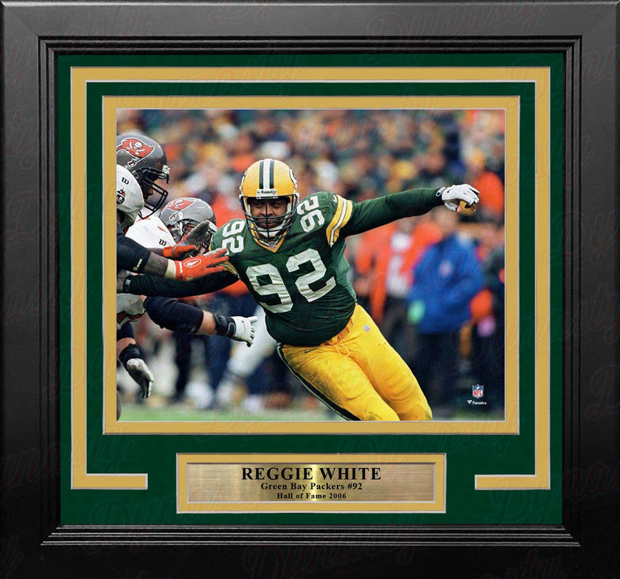 Reggie White in Action Green Bay Packers 8