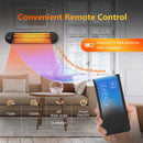 750W/1500W Wall Mounted Infrared Heater with Remote Control