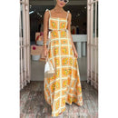 Resort Drawstring Lace-Up Casual Dress [Sizes SM-XL]