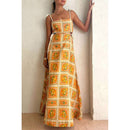 Resort Drawstring Lace-Up Casual Dress [Sizes SM-XL]