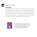 Reusable Sticker Storage Book | I Am Very Emotionally Attached to These Stickers | 50 Blank Pages Silicone Coated Release Paper Album