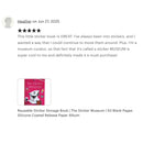 Reusable Sticker Storage Book | The Sticker Museum | 50 Blank Pages Silicone Coated Release Paper Album