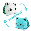 TeeTurtle Reversible Mercat: Aqua/White (Mini)