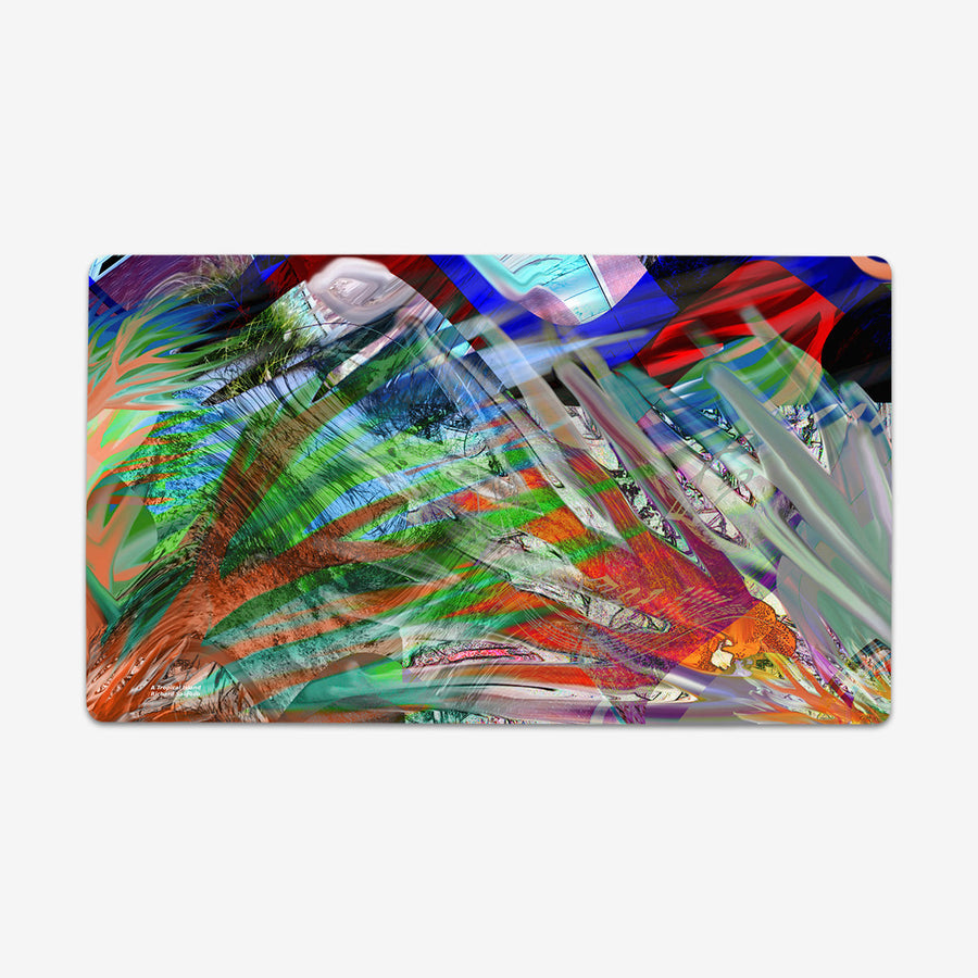 A Tropical Island Playmat