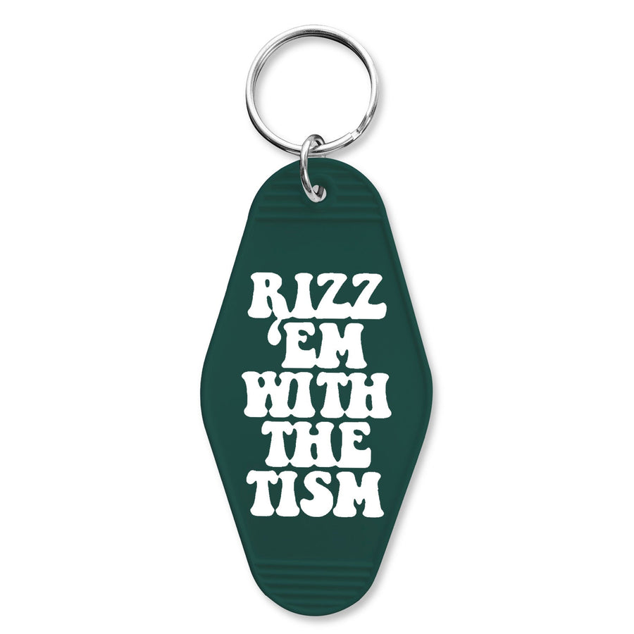 Rizz 'Em With the Tism Keychain