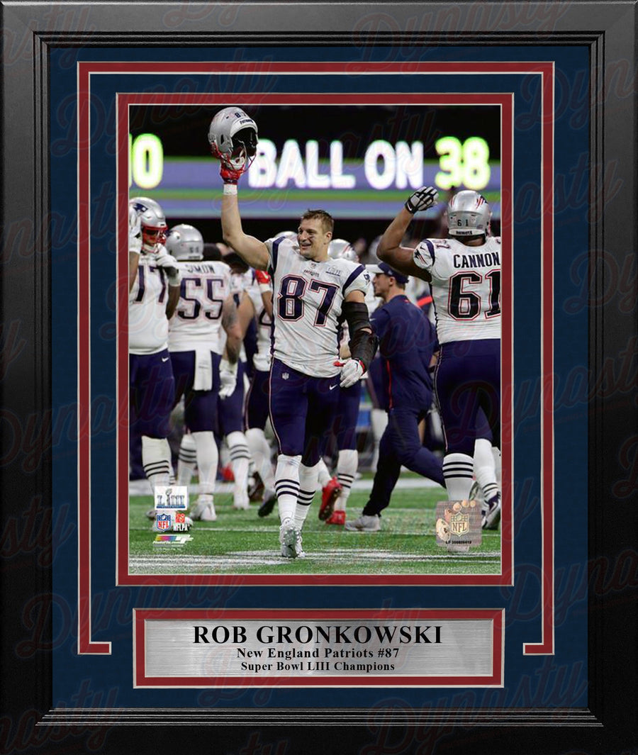 Rob Gronkowski Super Bowl LIII Celebration New England Patriots 8