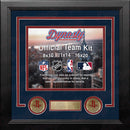 NBA Basketball Photo Picture Frame Kit - Houston Rockets (Navy Matting, Red Trim)