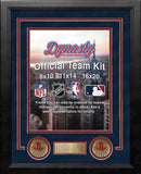 NBA Basketball Photo Picture Frame Kit - Houston Rockets (Navy Matting, Red Trim)