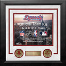 NBA Basketball Photo Picture Frame Kit - Houston Rockets (White Matting, Red Trim)