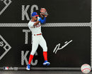 Johan Rojas Double Play Catch Philadelphia Phillies Autographed 8" x 10" Spotlight Baseball Photo
