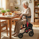 Rollator Walker for Seniors Folding Rolling Walker with Seat