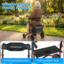 Rollator Walker for Seniors Folding Rolling Walker with Seat