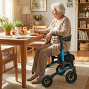 Rollator Walker for Seniors Folding Rolling Walker with Seat