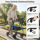 Rollator Walker with Seat and Height Adjustable Handles