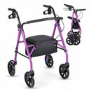Rollator Walker with Seat and Height Adjustable Handles