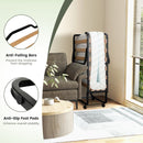 Rollaway Folding Bed with Memory Foam Mattress Made in Italy