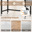 Rolling Computer Desk with Lockable Wheels 48" x 24"