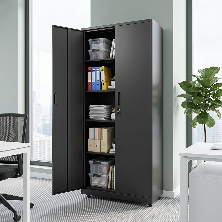 Rolling Metal Storage Cabinet 73