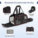 Rolling Pet Carrier with Wheels & Telescopic Handle