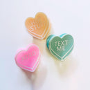Romantic Set of 3 Mini Heart Claws in Heart Shaped Gift Box