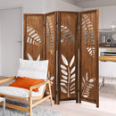 Room Divider 5.6 FT Folding Partition Stand with Double Action Metal Hinges