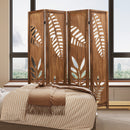 Room Divider 5.6 FT Folding Partition Stand with Double Action Metal Hinges