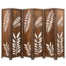 Room Divider 5.6 FT Folding Partition Stand with Double Action Metal Hinges