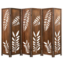 Room Divider 5.6 FT Folding Partition Stand with Double Action Metal Hinges