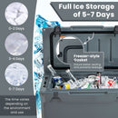 Rotomolded Cooler with Integrated Cup Holders and Bottle Opener