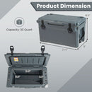 Rotomolded Cooler with Integrated Cup Holders and Bottle Opener