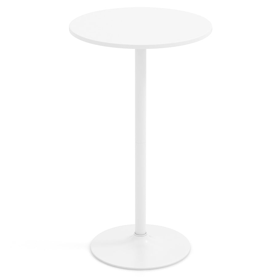 Round Bistro Table 40 Inch Bar Height Tall Coffee Cocktail Table